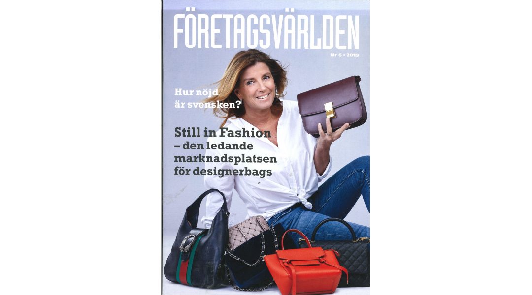 Företagsvärlden states;  Still in Fashion is a leading Market Place for Designer Bags