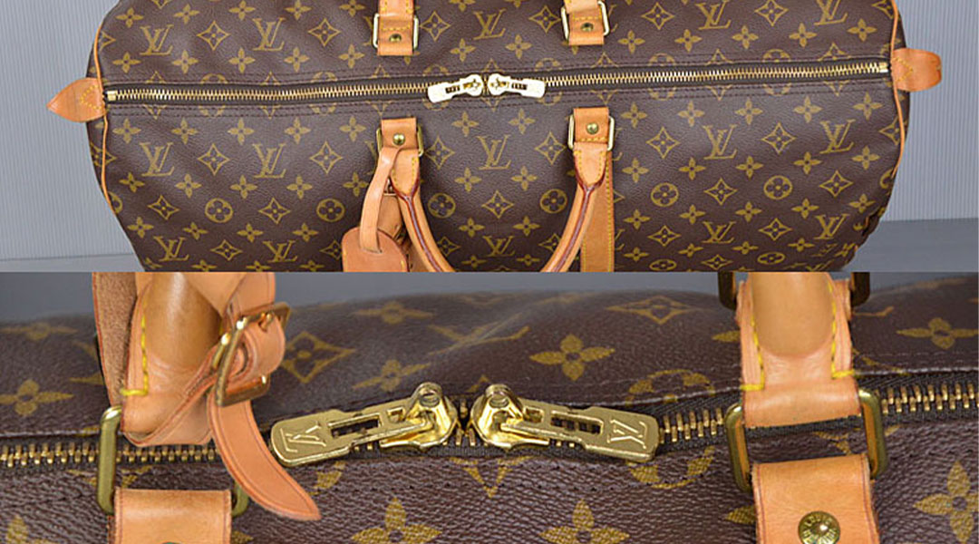 Louis Vuitton Keeapll Double Zip Closure