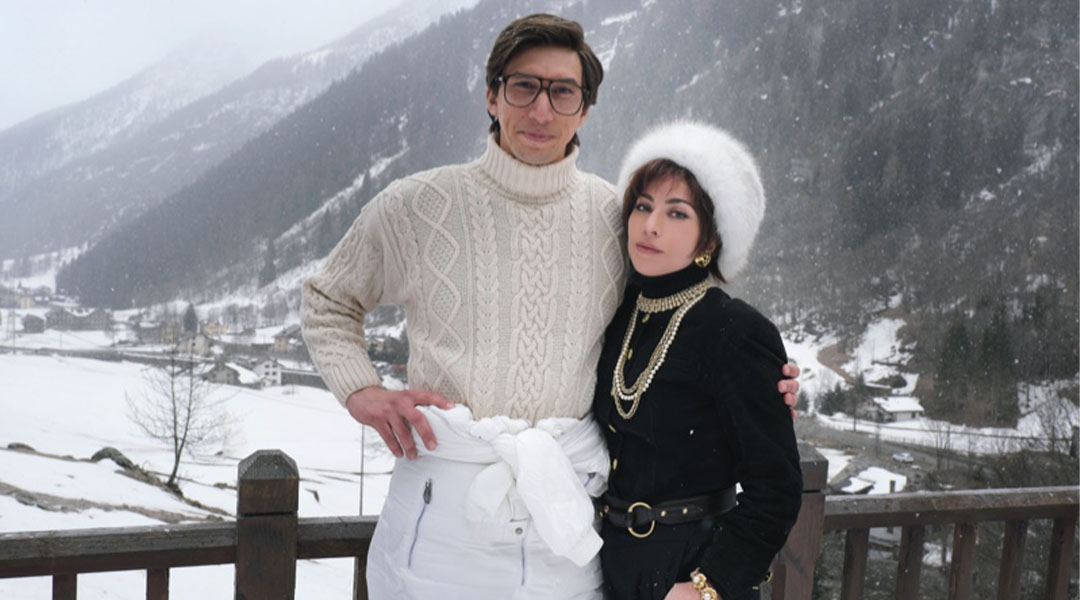 Adam Draper & Lady Gaga starring as Maurizio Gucci and wife Patrizia Rezzi